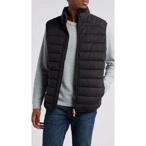 Save The Duck SOLD OUT Russell Black Puffer Vest Front Zip Pockets NWT XXL